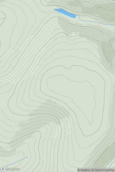 Thumbnail image for Broad Hill [The River Tweed to the English Border] [NS999294] showing contour plot for surrounding peak